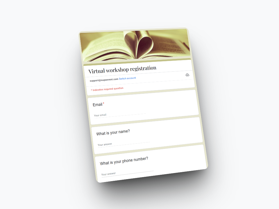 Virtual Workshop Registration
